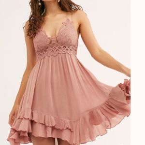 Free People Adella Slip Dress